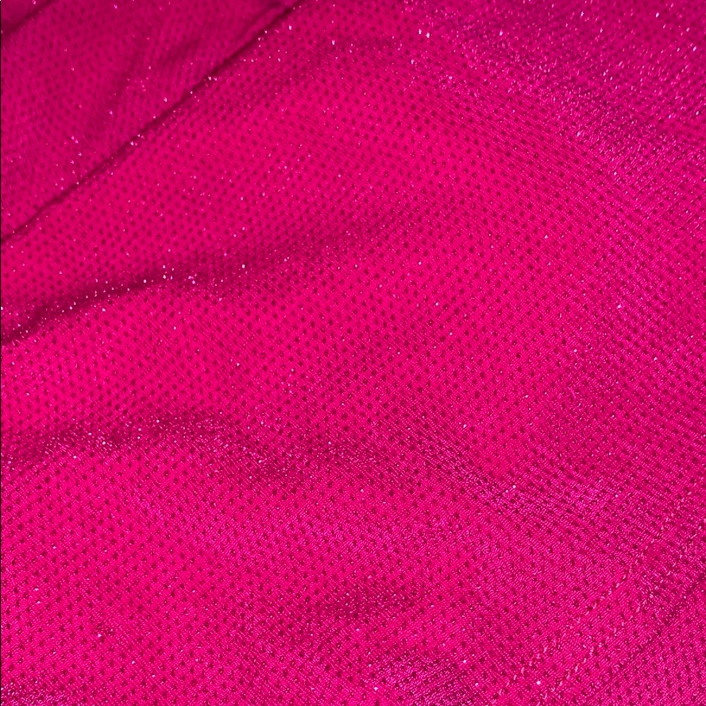 Hot Pink Strappy Cross Back Dress - Picture 5 of 5